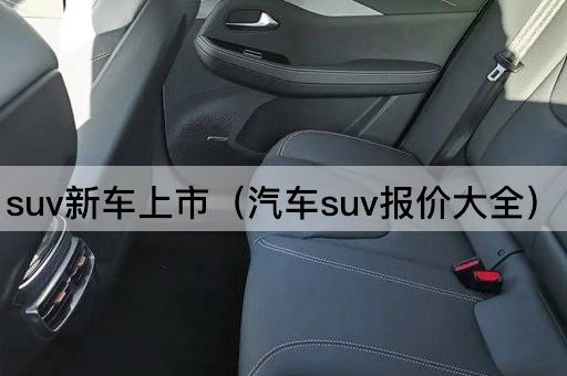 SUV新车上市（汽车SUV价格一览）