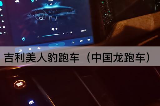 吉利美人豹跑车（*龙跑车）