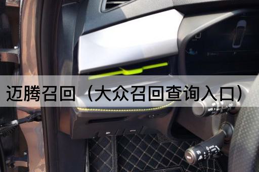 迈腾召回（大众召回查询入口）