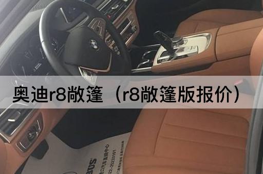 奥迪r8敞篷（r8敞篷版报价）