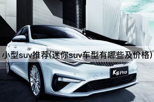 小型suv推荐(迷你suv车型有哪些及价格)
