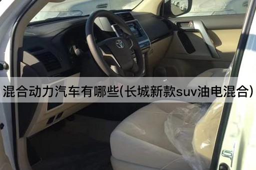 混合动力汽车有哪些(长城新款suv油电混合)