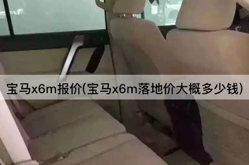 宝马x6m报价(宝马x6m落地价大概多少钱)