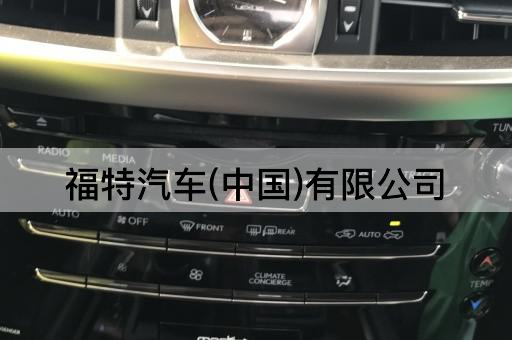 福特汽车(*)有限公司