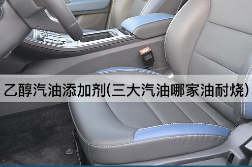 乙醇汽油添加剂(三大汽油哪家油耐烧)
