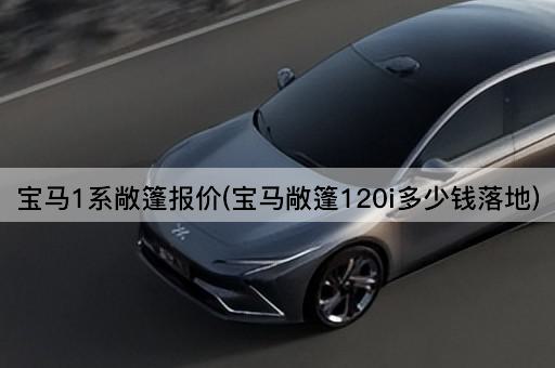 宝马1系敞篷报价(宝马敞篷120i多少钱落地)