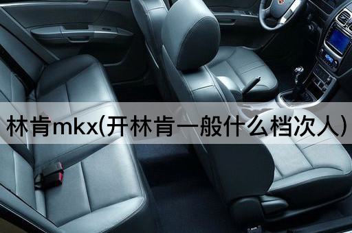 林肯mkx(开林肯一般什么档次人)