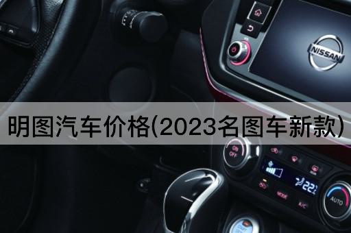 明图汽车价格(2023名图车新款)