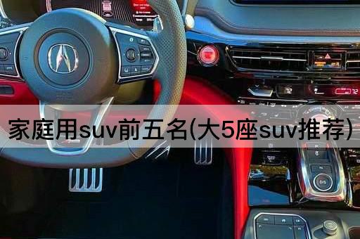 家庭用suv前五名(大5座suv推荐)