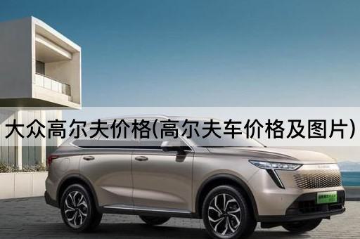 大众高尔夫价格(高尔夫车价格及图片)