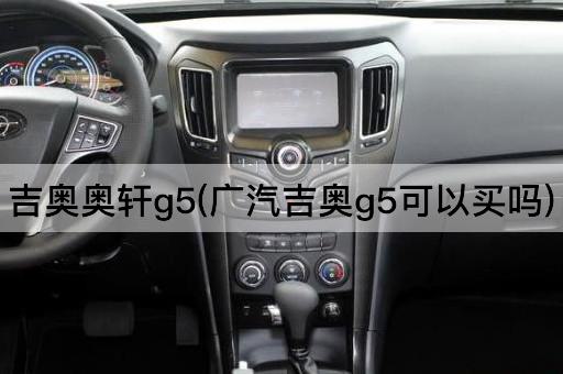 吉奥奥轩g5(广汽吉奥g5可以买吗)