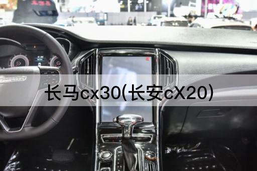 长马cx30(长安cX20)
