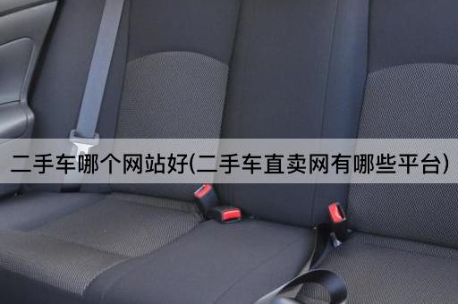二手车哪个网站好(二手车直卖网有哪些平台)