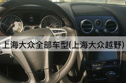 上海大众全部车型(上海大众越野)