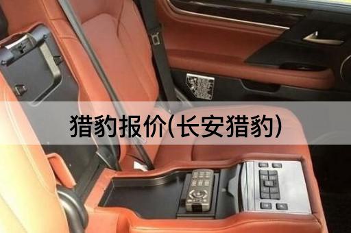 猎豹报价(长安猎豹)