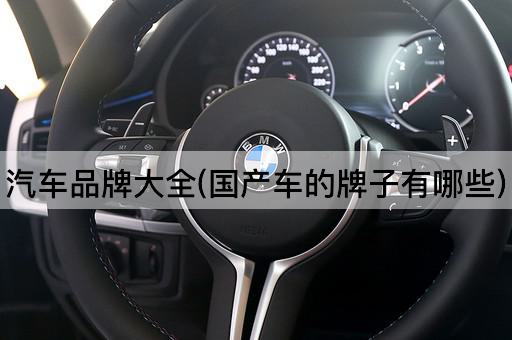 汽车品牌大全(国产车的牌子有哪些)