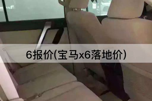 6报价(宝马x6落地价)