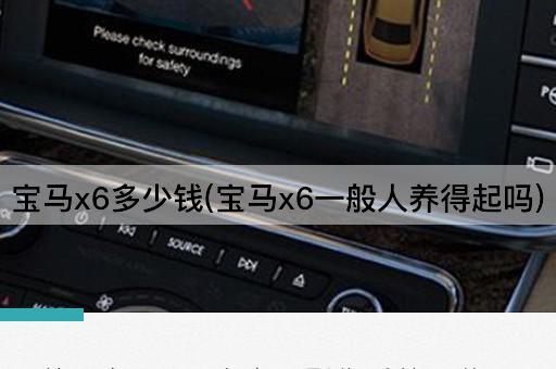 宝马x6多少钱(宝马x6一般人养得起吗)