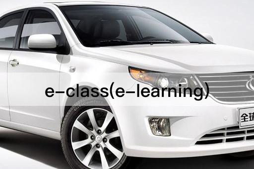 e-class(e-learning)