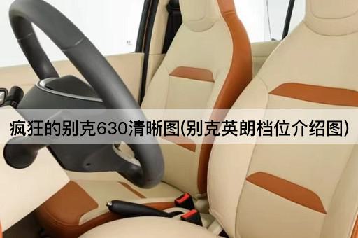疯狂的别克630清晰图(别克英朗档位介绍图)