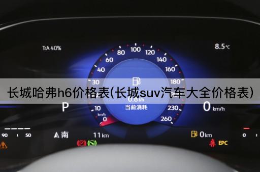 长城哈弗h6价格表(长城suv汽车大全价格表)