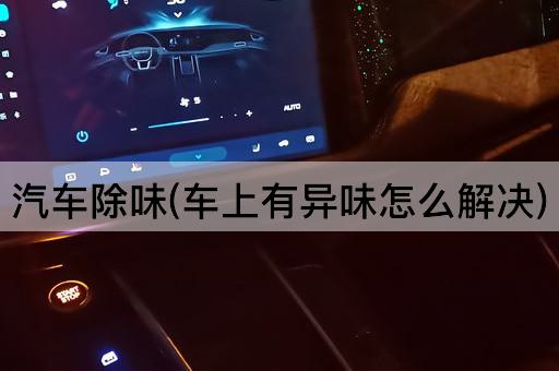 汽车除味(车上有异味怎么解决)