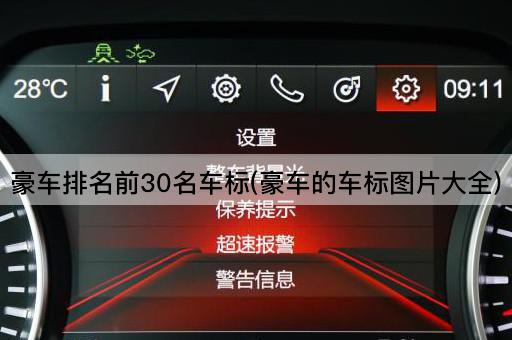 豪车排名前30名车标(豪车的车标图片大全)