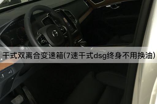 干式双离合变速箱(7速干式dsg终身不用换油)