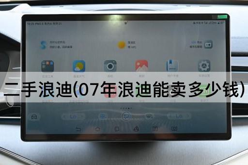 二手浪迪(07年浪迪能卖多少钱)