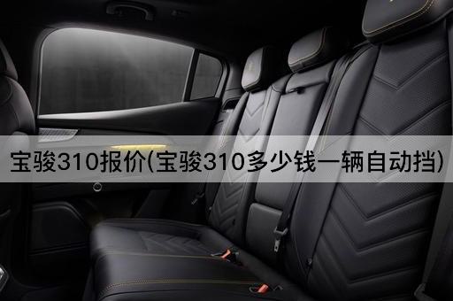 宝骏310报价(宝骏310多少钱一辆自动挡)