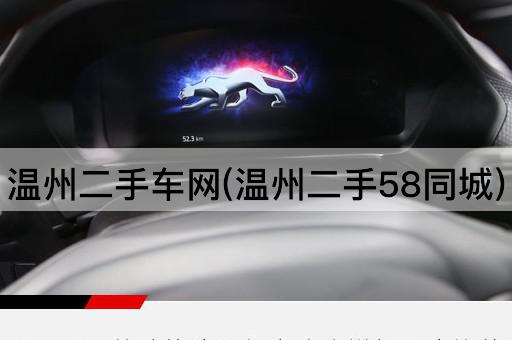 温州二手车网(温州二手58同城)