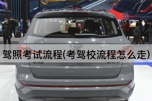 驾照考试流程(考驾校流程怎么走)
