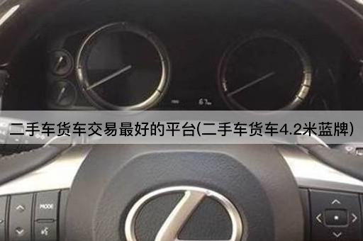 二手车货车交易最好的平台(二手车货车4.2米蓝牌)