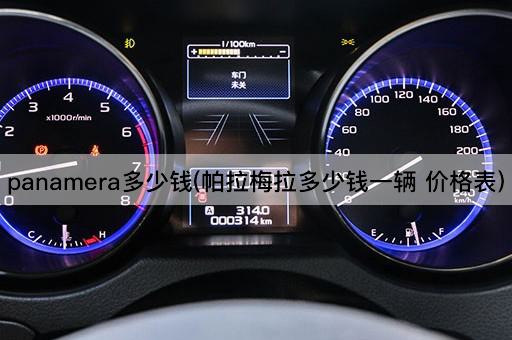 panamera多少钱(帕拉梅拉多少钱一辆 价格表)