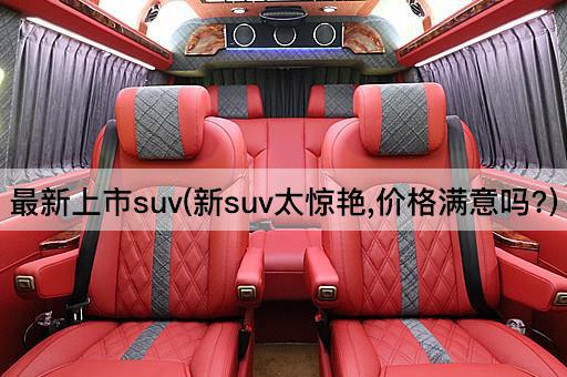 最新上市suv(新suv太惊艳,价格满意吗?)