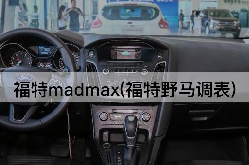 福特madmax(福特野马调表)