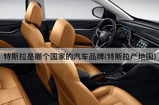 特斯拉是哪个国家的汽车品牌(特斯拉产地国)