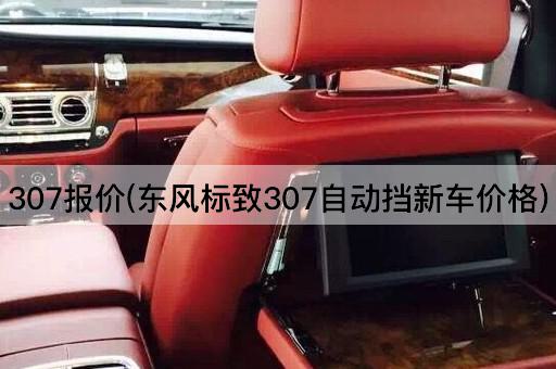 307报价(东风标致307自动挡新车价格)