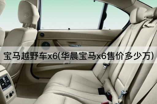 宝马越野车x6(华晨宝马x6售价多少万)