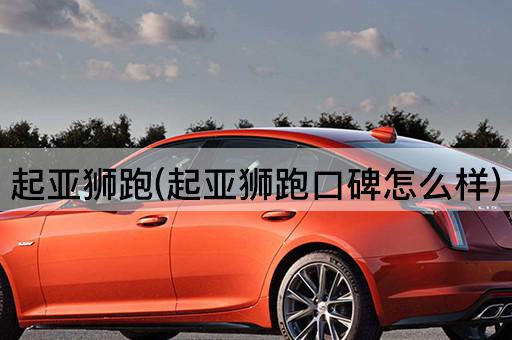 起亚狮跑(起亚狮跑口碑怎么样)