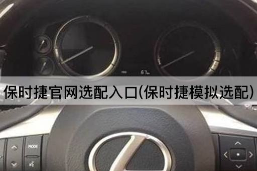 保时捷官网选配入口(保时捷模拟选配)