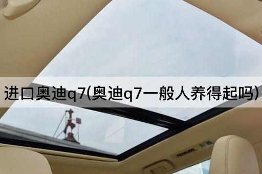 进口奥迪q7(奥迪q7一般人养得起吗)