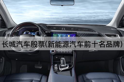 长城汽车股票(新能源汽车前十名品牌)