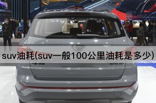 suv油耗(suv一般100公里油耗是多少)