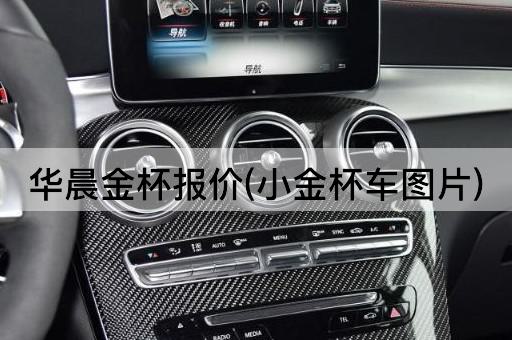 华晨金杯报价(小金杯车图片)