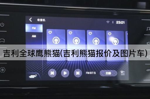 吉利全球鹰熊猫(吉利熊猫报价及图片车)