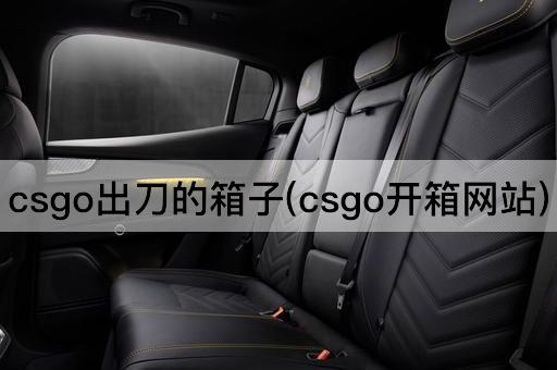 csgo出刀的箱子(csgo开箱网站)