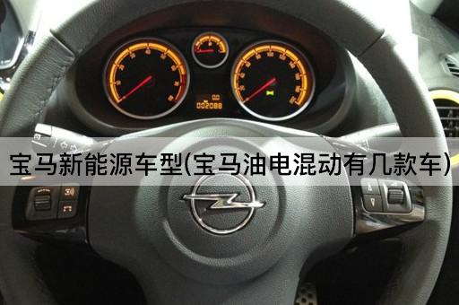宝马新能源车型(宝马油电混动有几款车)