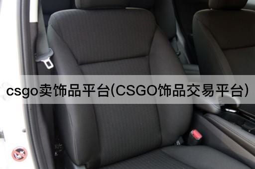 csgo卖饰品平台(CSGO饰品交易平台)