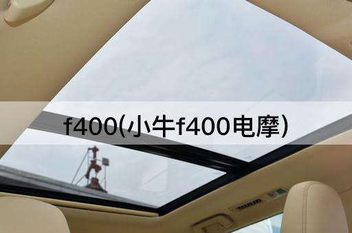 f400(小牛f400电摩)